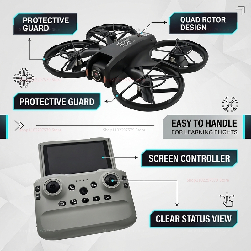 2026 New M5 Mini Drone 8K HD C - Rc Helicopter Gyro review and price