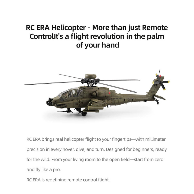 Rc Era C170 Ah 64d Apache Rc H - Rc Helicopter Single Rotor review and price