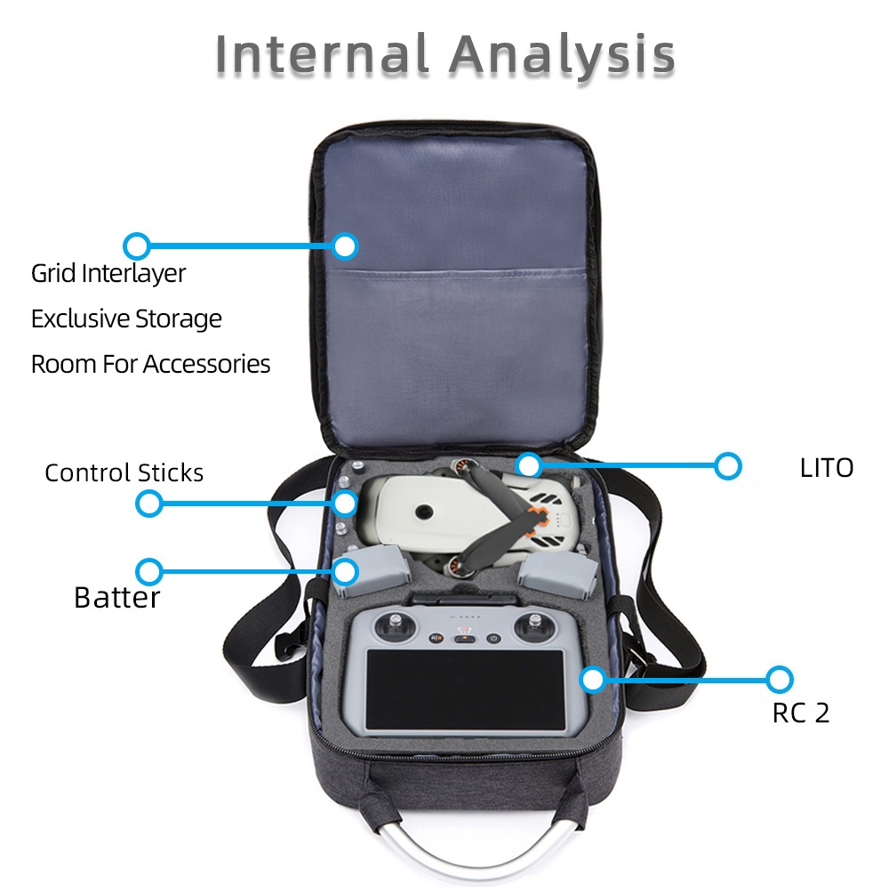 Protective Bag For DJI Lito X1 - Rc Helicopter Bag review and price
