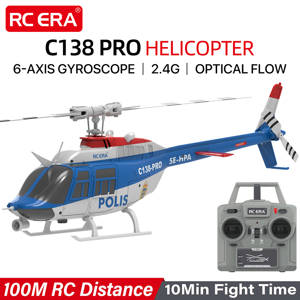 RC ERA C138 PRO Helicopter 1/3 - Rc Helicopter Gyro review and price